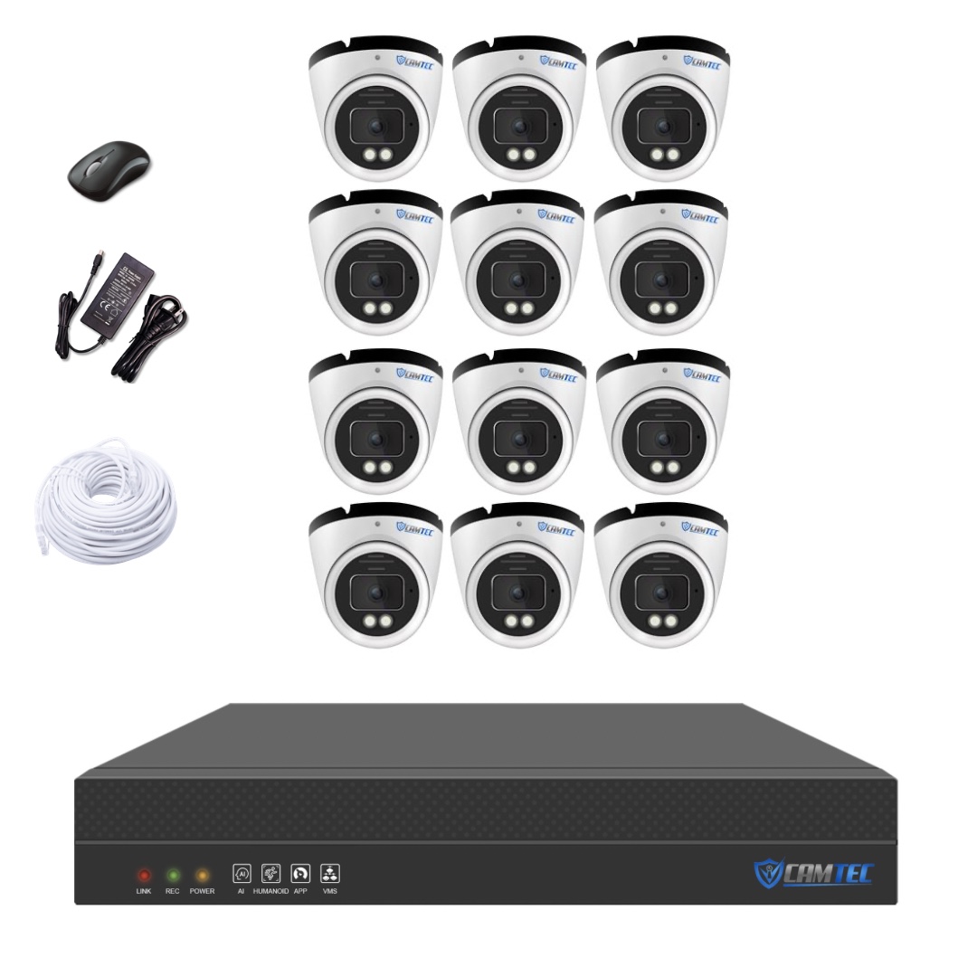 CAMTEC set of 12 security cameras