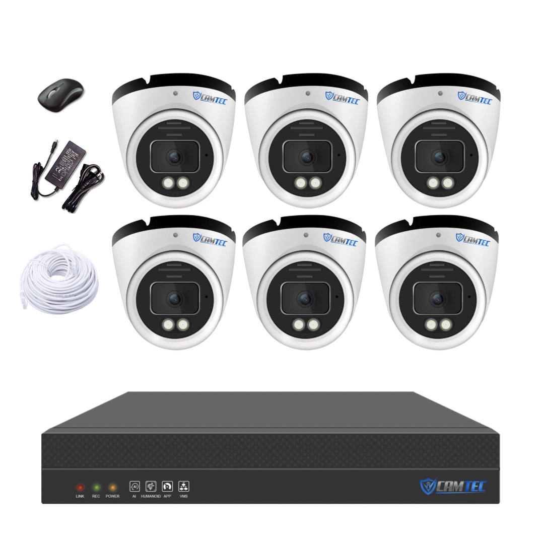 CAMTEC set of 6 security cameras